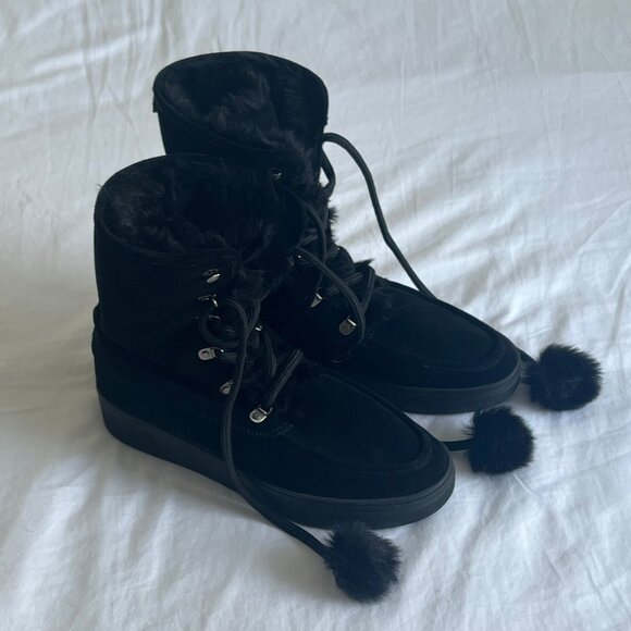 Michael Kors Genuine Leather Boots Size 10 - Picture 1 of 4
